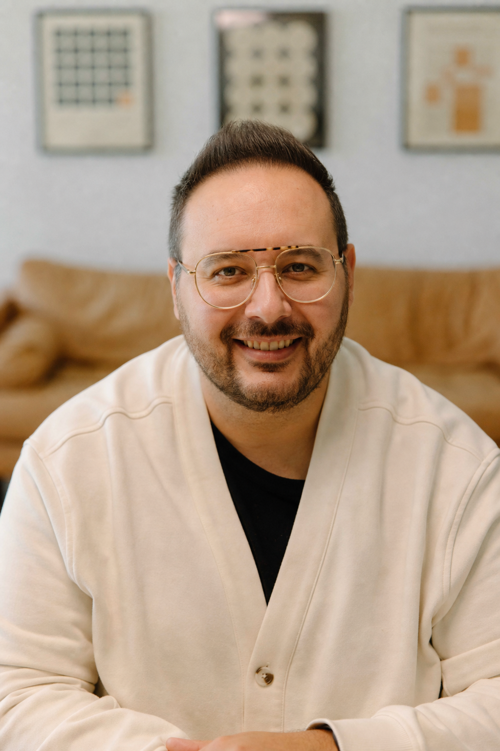 Brett Esslinger smiling for a portrait